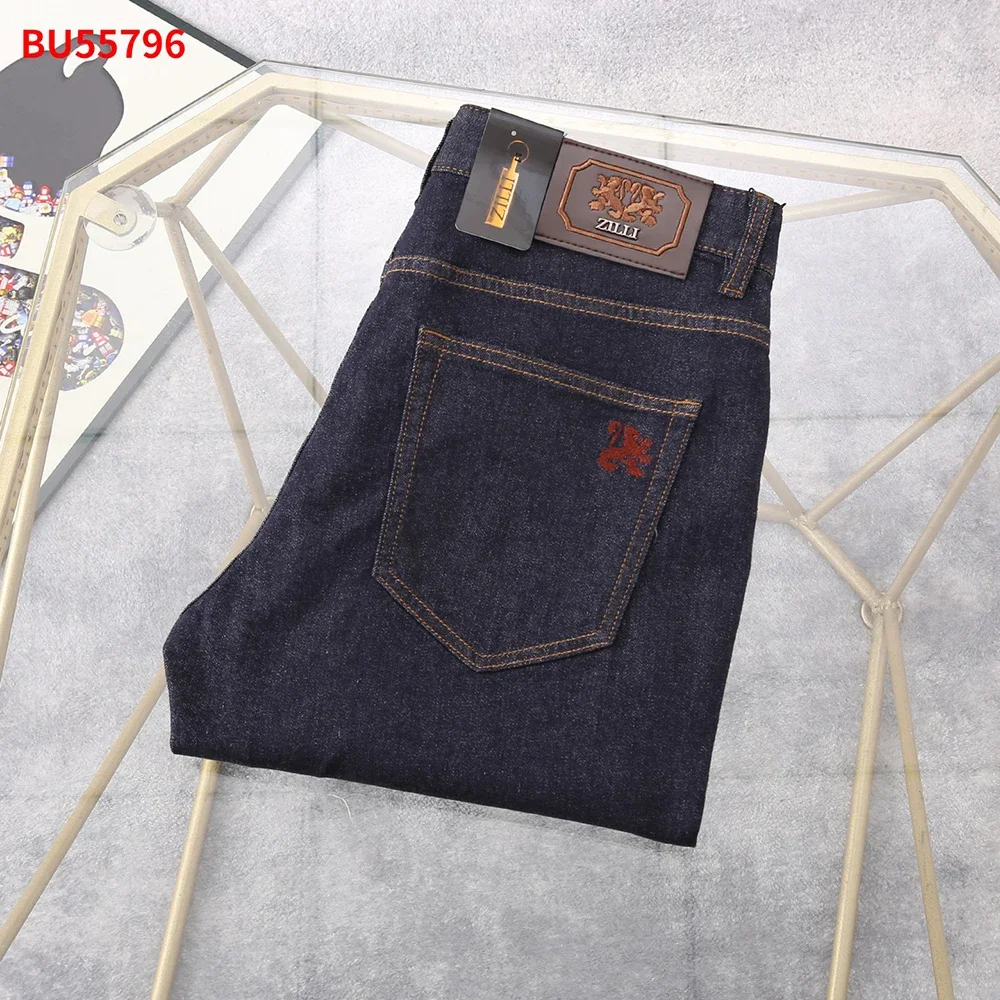 

BILLIONAIRE BLSK CPRT Jeans Thin Cotton Men 2025 Spring Summer new comfort outdoors Embroidery outdoors Big size 30-40 Pants