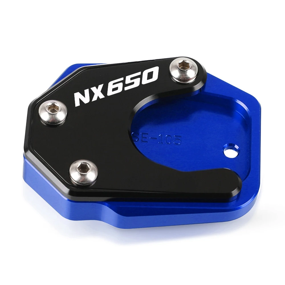 FOR HONDA NX650 Dominator All Year Motorcycle 2022 2021 Kickstand Enlarge Extension Support Plate Pad NX650 DOMINATOR 2024 2023 view 3