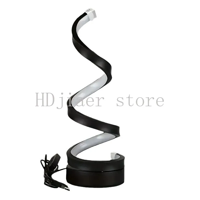The atmosphere is fully enhanced! Spiral LED night light, creating the same romantic style as a bar》ss