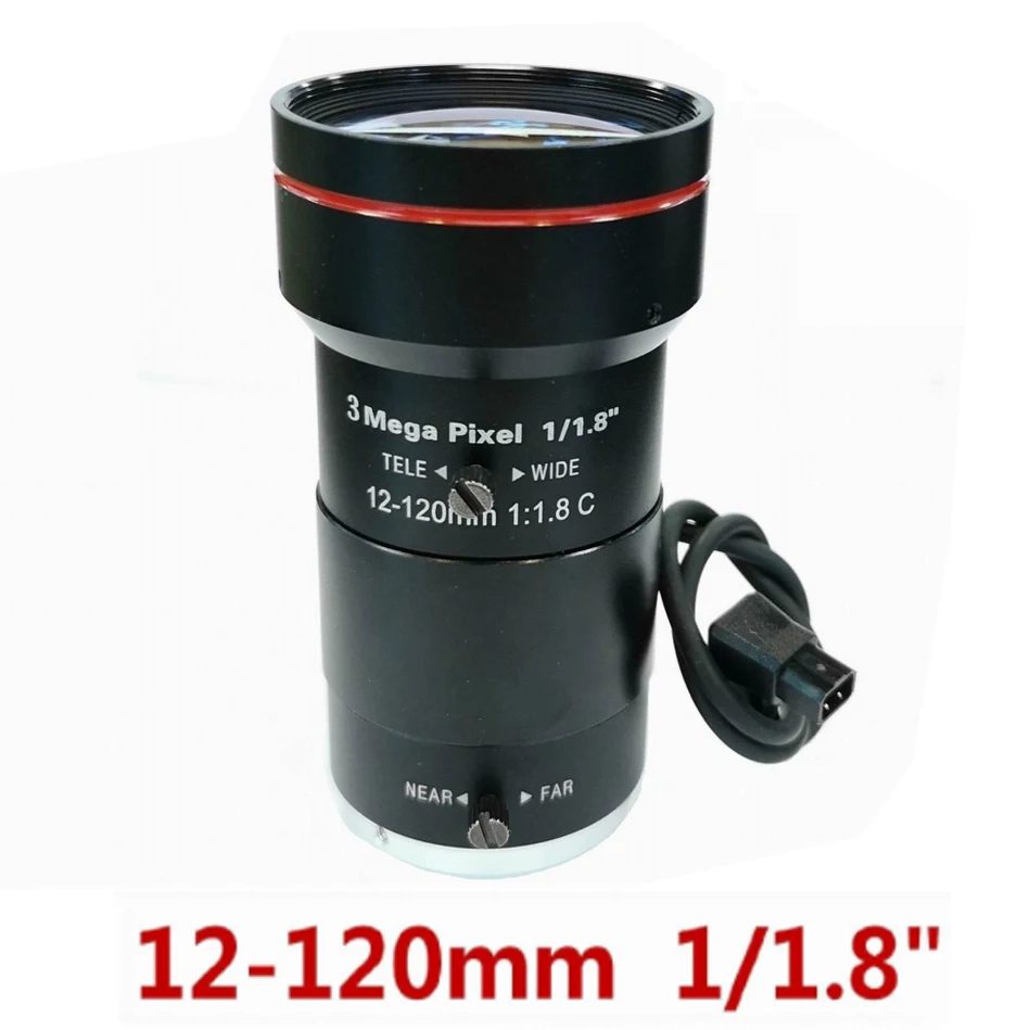 Manual Zoom 6-12mm 2.8-12mm 3.6-10mm 3.8-16mm 4-18mm 5-50mm 5mm 12-120mm C CS Industrial Professional Industrial Camera Lens