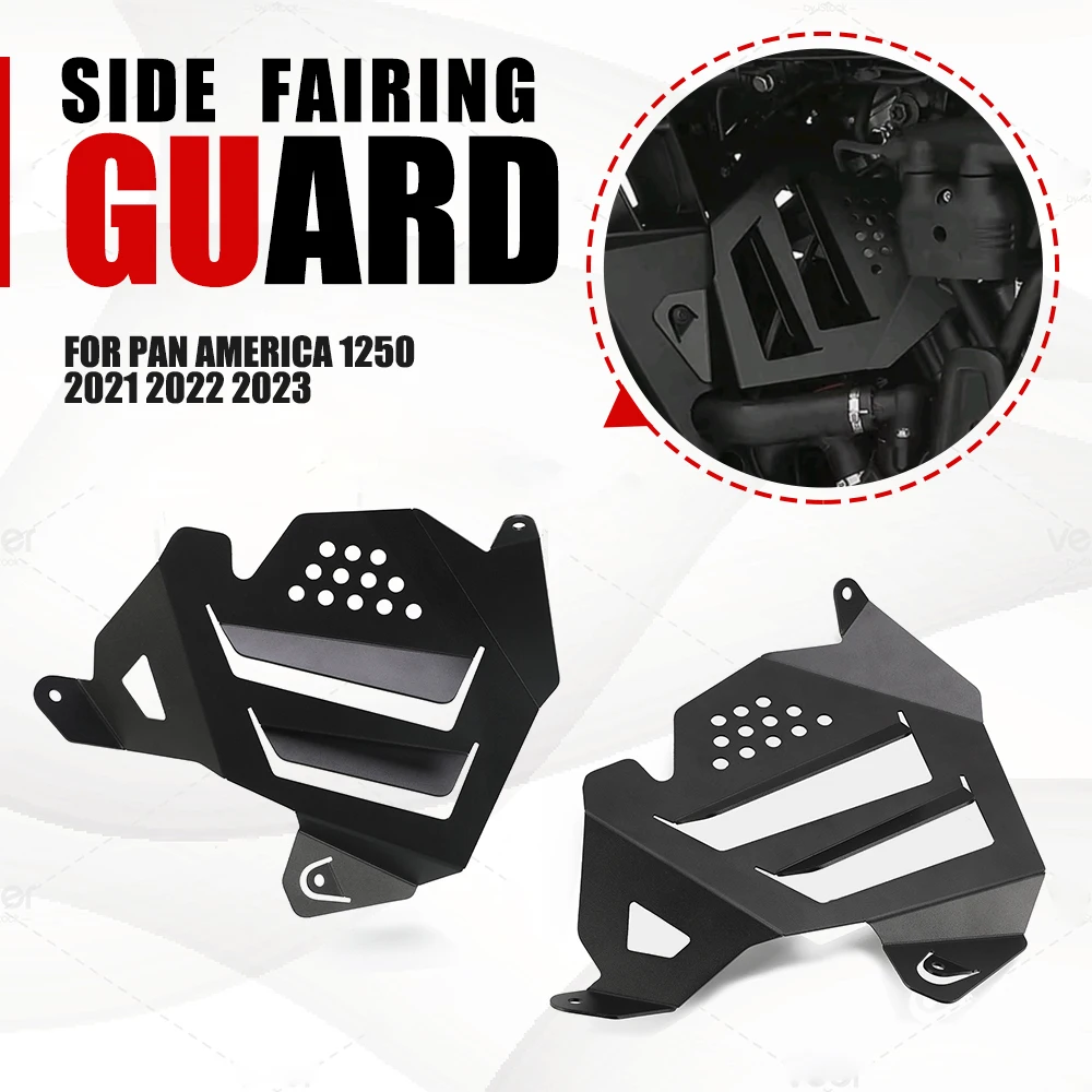 

Motorcycle Radiator Cooling Fan Protection Cover Side Fairing For Pan America 1250/Special RA1250S RA1 RA1250/S 2021 2022 2023