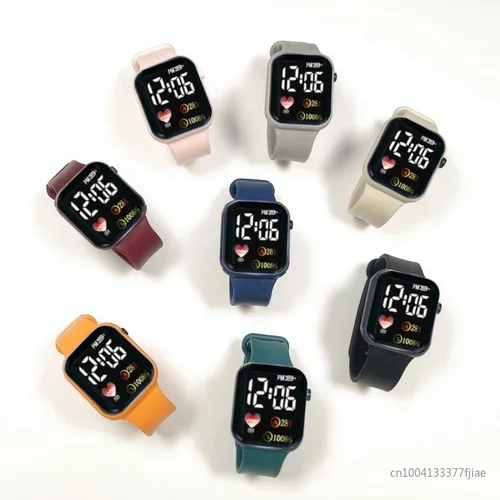 Imagen 2 del producto Reloj electrónico resistente al agua con pantalla Digital Led, reloj inteligente deportivo para Fitness, pantalla Digital Led, reloj Universal para niños