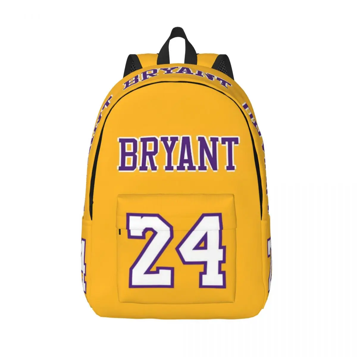 K-Kobe-Bryant Classic 24 Number For Girls Boys Large Capacity Student Backpack Lightweight waterproof Backpack 15.7in 17.7in