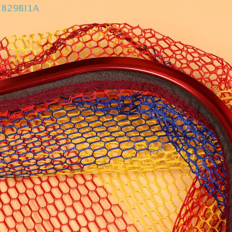 الملونة دائم خفيفة الصيد صافي رئيس سبائك الألومنيوم الصيد مغرفة اليد صافي شبكة أرضية