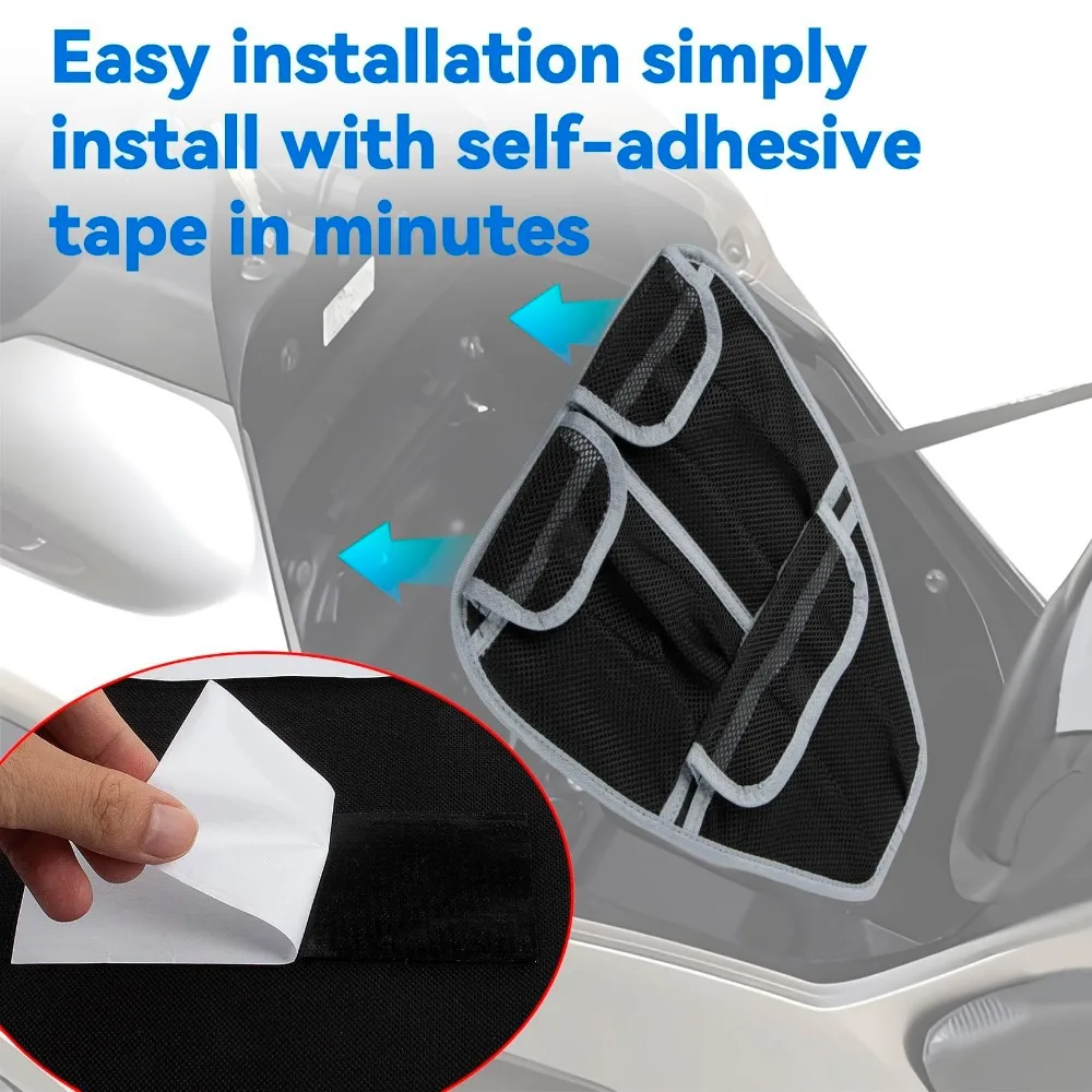 Front Trunk Side Organizer for Can Am Spyder F3 F3S F3T F3L 2015-2024 Spyder Side Trunk Lid Storage Bag Trunk Lid Organizer