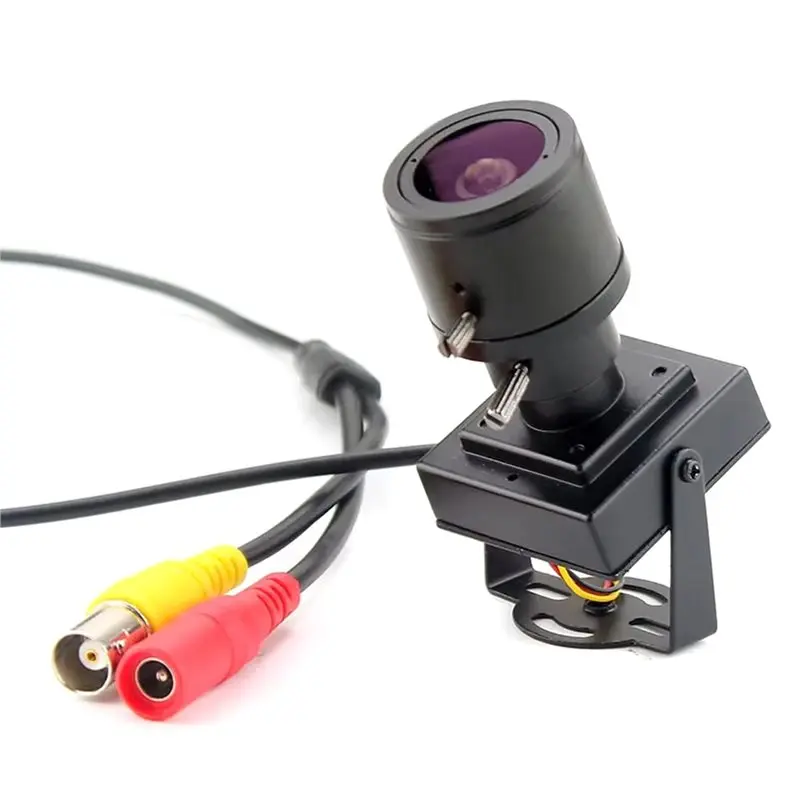 1200TVL CMOS Color Analog Module With 2.8-12Mm Varifocal Adjustable Lens+RCA Adapter For Surveillance Video Camera NTSC