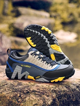 Outdoor Lover Trekking Schoenen Mannen Waterdichte Wandelschoenen Mountain Laarzen Lederen Woodland Jacht Tactische Schoenen