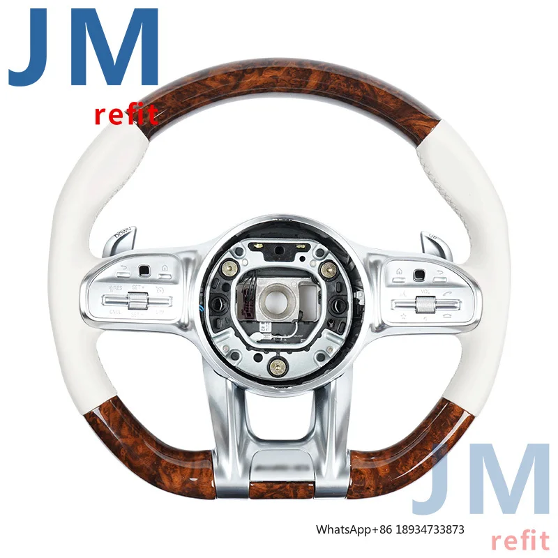 For Be-nz W204 W205 W213 Gle Gls W219 W222 W221 Custom Alcanta-r Mahogany Steering Wheel Racing Wheel Convertible