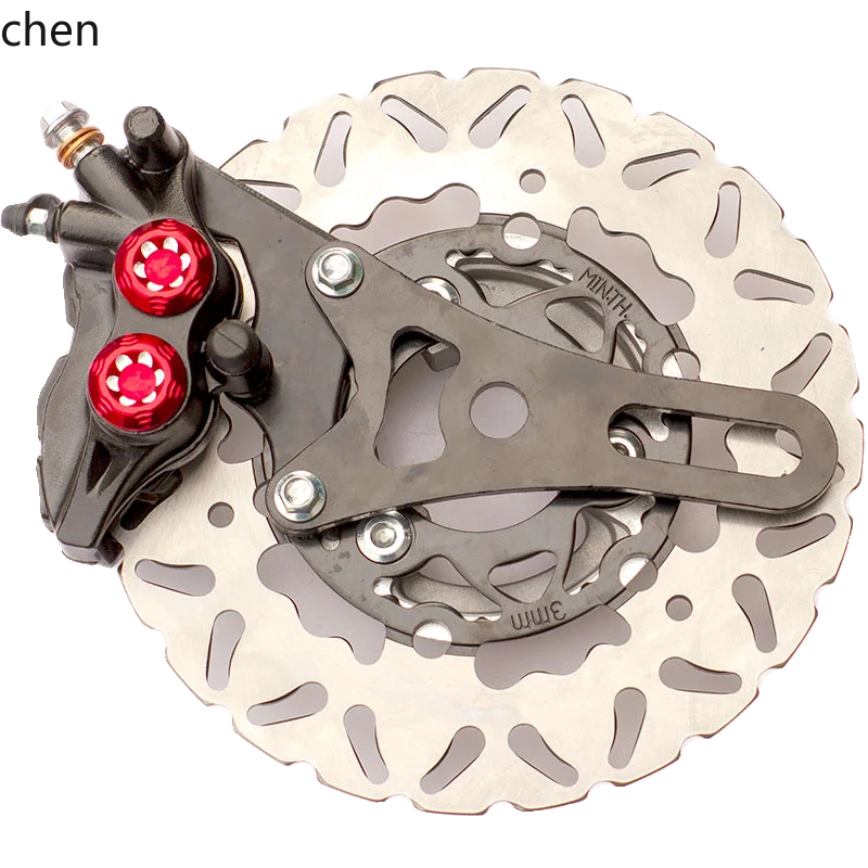 

ZML Vehicle Drum Brake Changing Disc Brake Kit Universal Electric Motorcycle Rear Wheel Drum Brake Changing Disc Assembly Kit