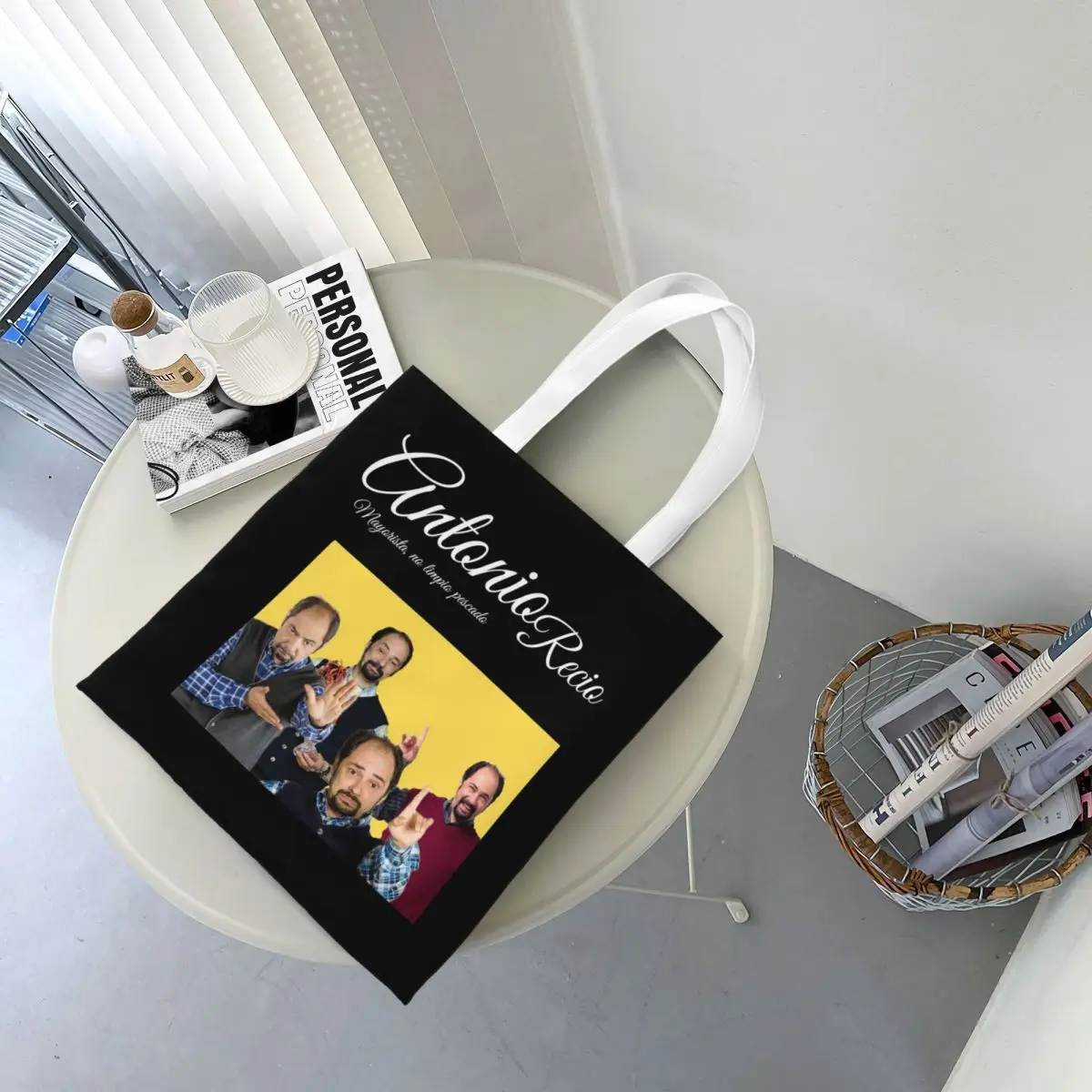 

Сумки для покупок Antonio Recio, парусиновая большая сумка, многоразовая женская сумка через плечо, дорожная сумка