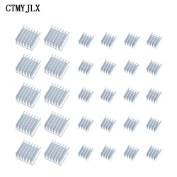 30PCS For Raspberry Pi Heatsink Cooler Pure Aluminum Heat Sink Set Kit Radiator For Cooling Raspberry Pi DIY Electronic Kit