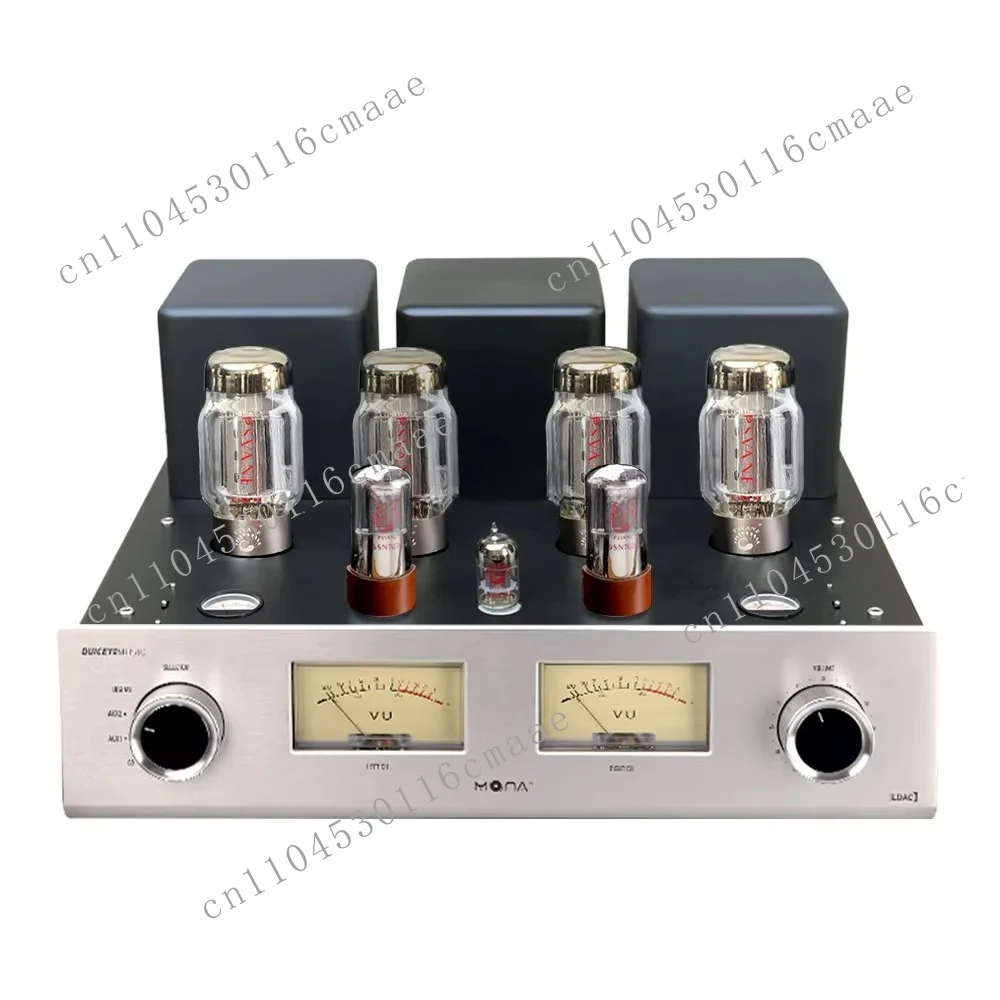 Best Selling Push-pull Power Amplifier KT88 ECC82 Vacuum Tube 56W + 56W 2.0 Channel Aluminum Home Receiver