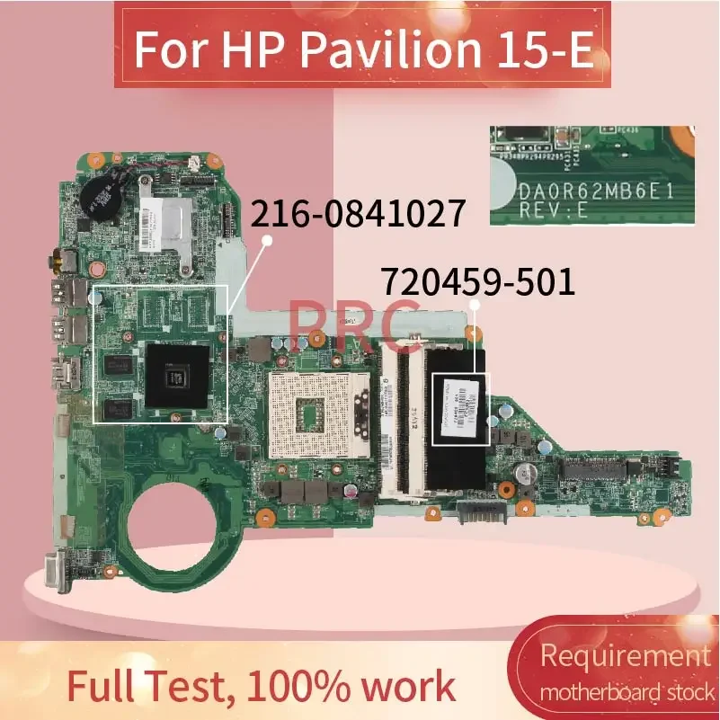 

DA0R62MB6E0 DA0R62MB6E1 для материнской платы ноутбука HP Pavilion 14-E 15-E 17-E 713257 -501 720459 -001 Материнская плата для ноутбука UMA DIS HM76