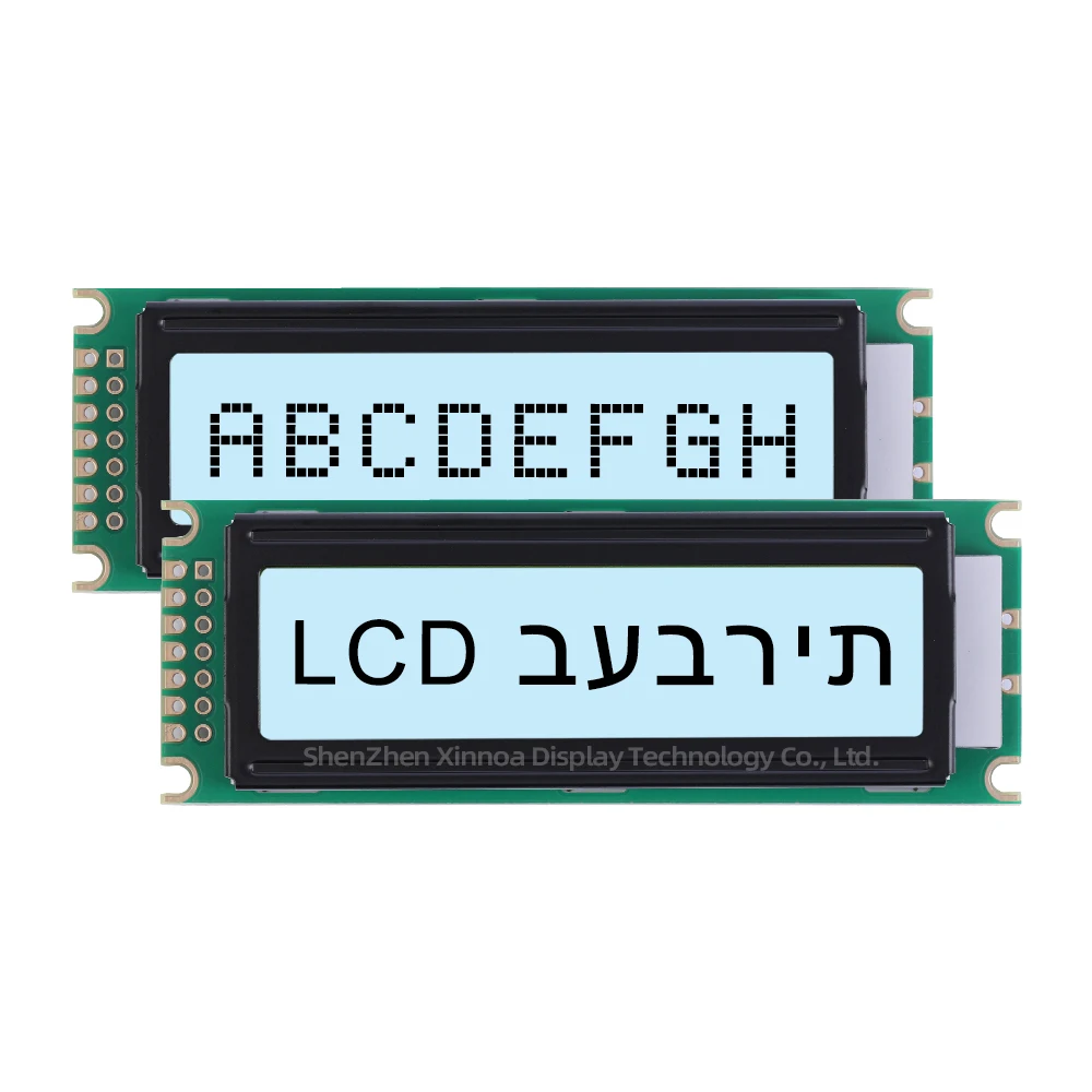 COB LCD Module High-Quality LCD Screen 1*8 LCD 8*1 0801 8X1 Voltage 3.3V Yellow Green Film European 0801A Character LCD Screen