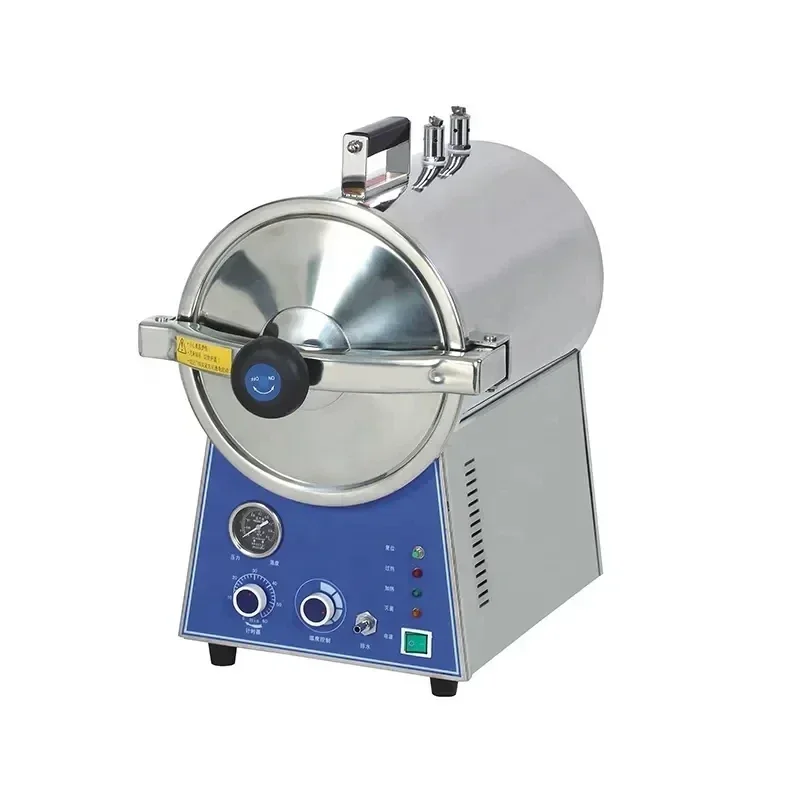 Desktop Dental Autoclave Machine 16L 24L High Pressure Steam 134 ℃ Stainless Steel Sterilizer 110V 220V