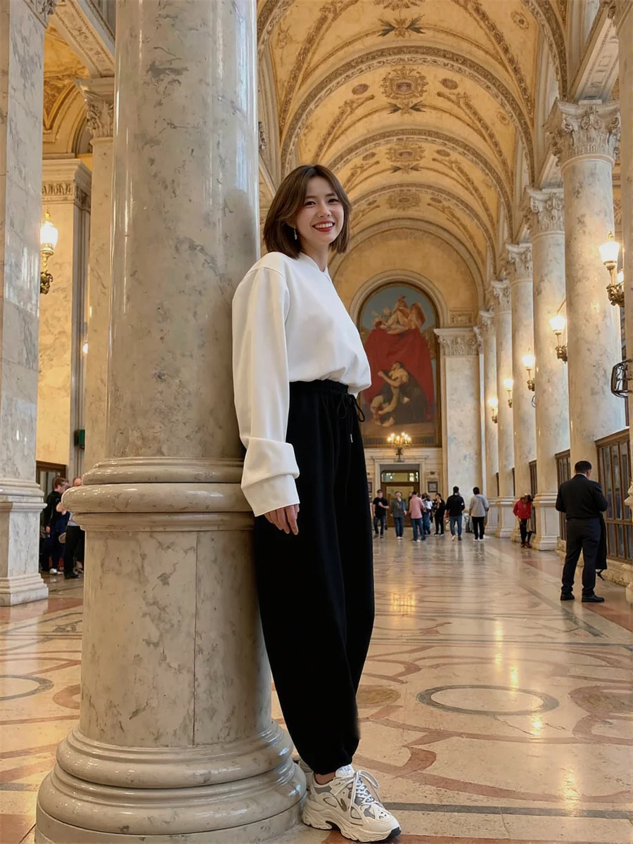 

Свободные брюки-шаровары на шнурке, удобные летние женские шикарные прямые брюки для пляжа и отпуска, молодежные, элегантные, модные, легкие