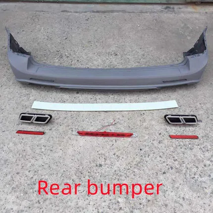 For Volkswagen vw Multivan T5 12-15 Front Bumper surround Front Shovel Rear Trunk Spoiler Tail Wing Spoiler Mask Radiator Grille