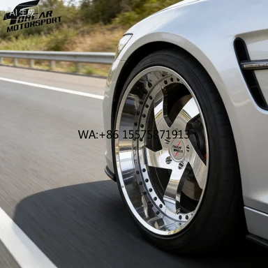 

Custom Forcar High Standard Two-Piece Silver Alloy Forged Wheels Rims 16-24 Inch Factory Manufacture
