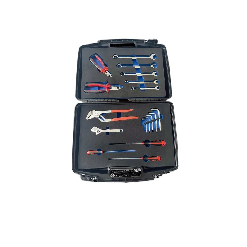 17Pcs Non Magnetic Titanium Tool Set T1208 Multifunctional Titanium Hand Tools ForMedical Aviation Industrial Use