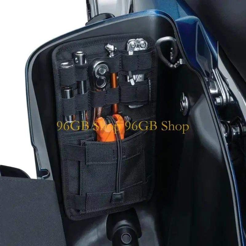 

96 ГБ водонепроницаемой и пылепроницаемой боковой пакет пакета мотоцикл боковой коробочек на подкладках для инструментов. Нейлон