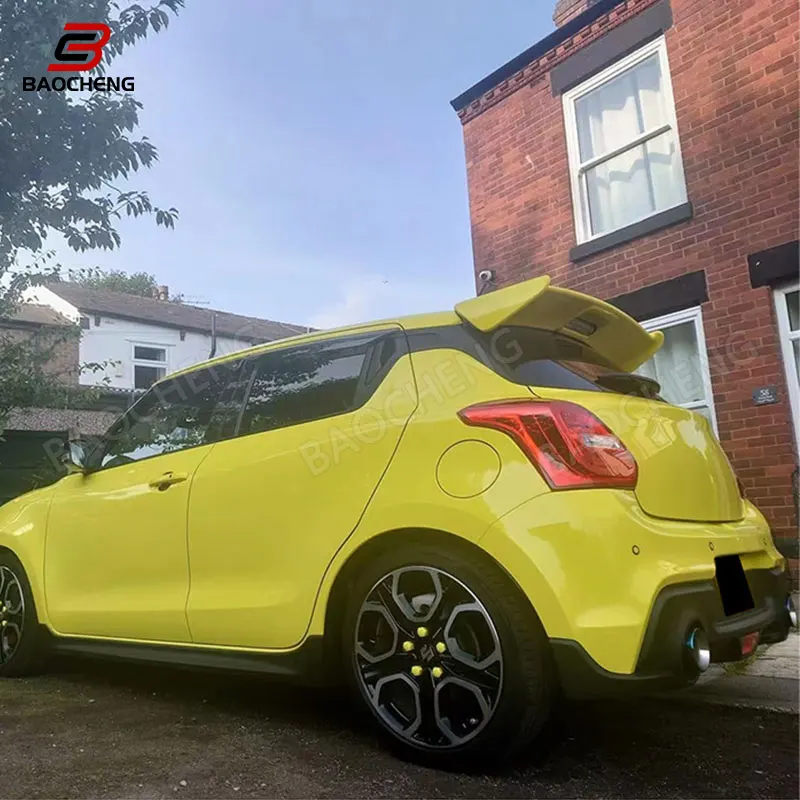Suitable for Suzuki Swift Sport ZC33S 2018-2024 High Quality Carbon Fiber Tailgate Rear Cover Spoiler Wing BC Styling Parts