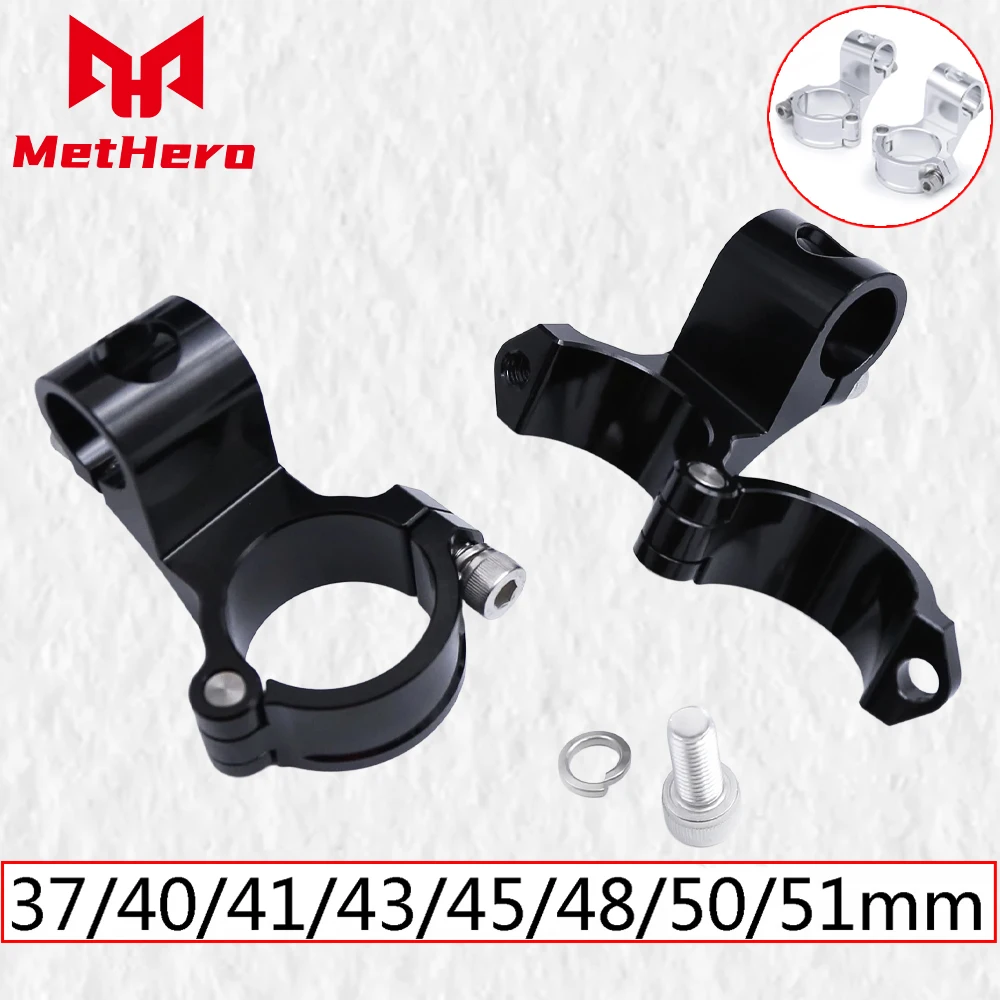 

CNC 1.5 Inch Rised Riser Clip on Clip ons 7/8"Handlebar Handle Bar Clamp Fork Motorcycle Accessories 37 40 41 43 45 48 50 51MM