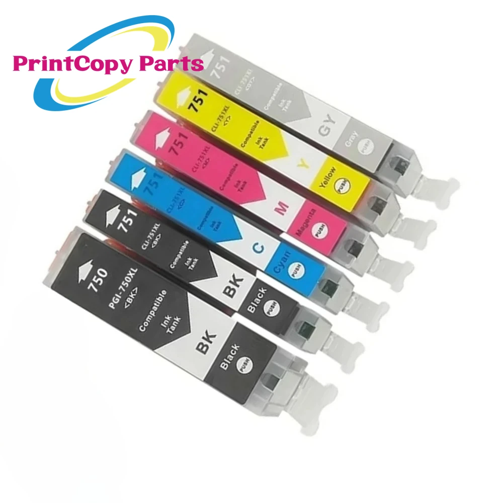 

Чернильный картридж для струйного принтера Canon PIXMA MG7570 IP8770 MG6370 MG7170 PGI-750 CLI-751 PGI750 CLI751