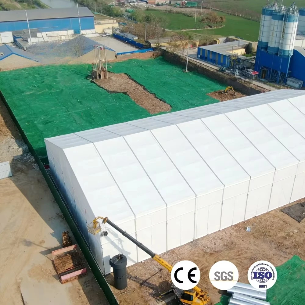 Custom Large Industrial Storage Tent Heavy Duty Aluminum Warehouse Marquee Waterproof Outdoor Workshop Canopy Tent Design