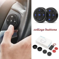 Control remoto inalámbrico para coche, 10 teclas, controlador de Radio para volante, Android, sonido de larga distancia, Control Multimedia, botones inteligentes
