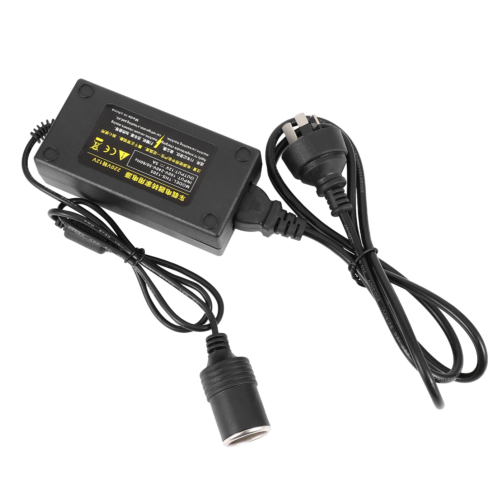 

Power Converter 12V Adapter Car Inverter Cigarette Lighter for 3D Printer Ham Transceiver Wireless Router CCTV Subwoofer Audio
