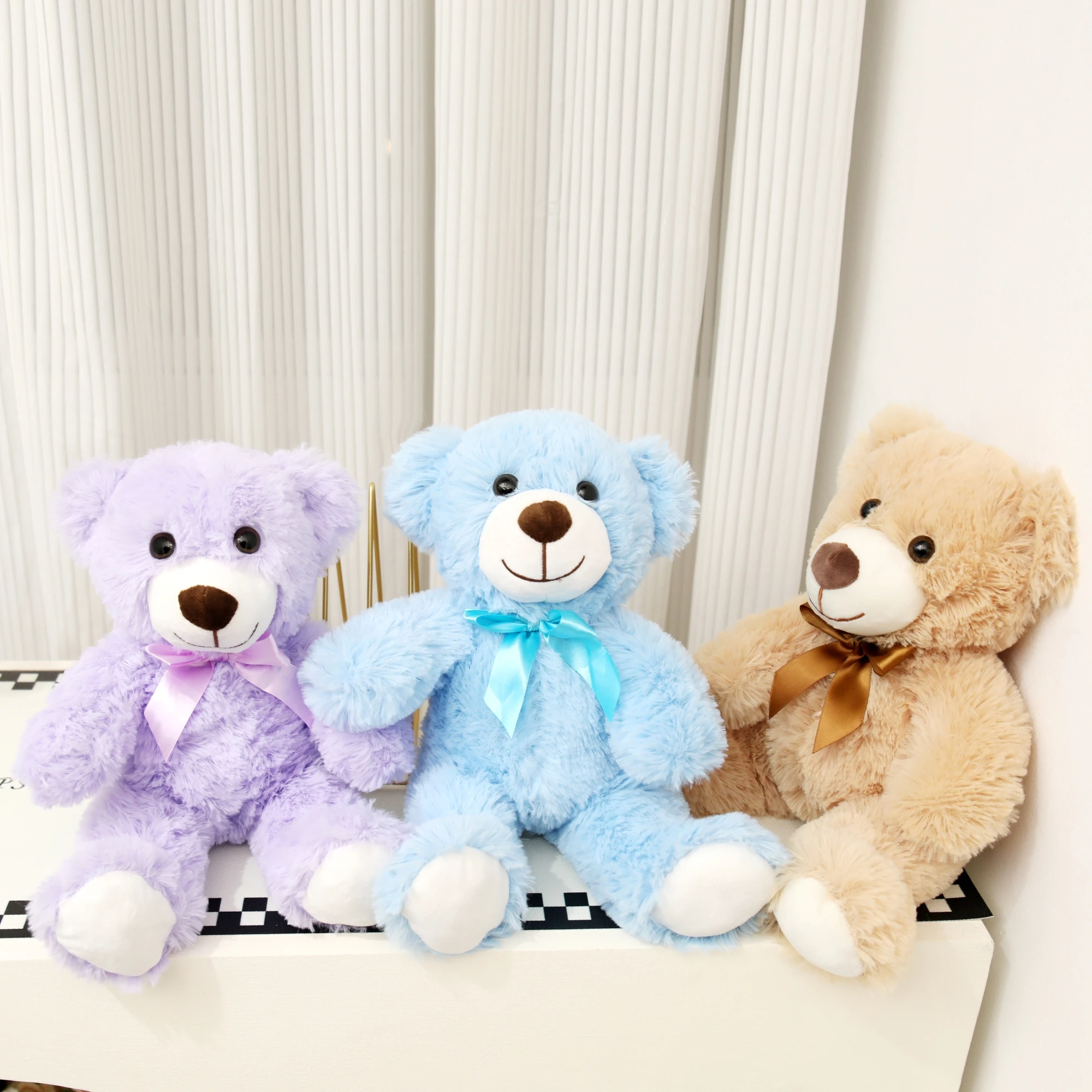 5 Stück Bären Kuscheltiere Plüschtiere Geschenk für Kinder Freundin, 13,5 Zoll Kuschelbären für Weihnachten Valentinstag Geburtstagsgeschenk – Detail 11