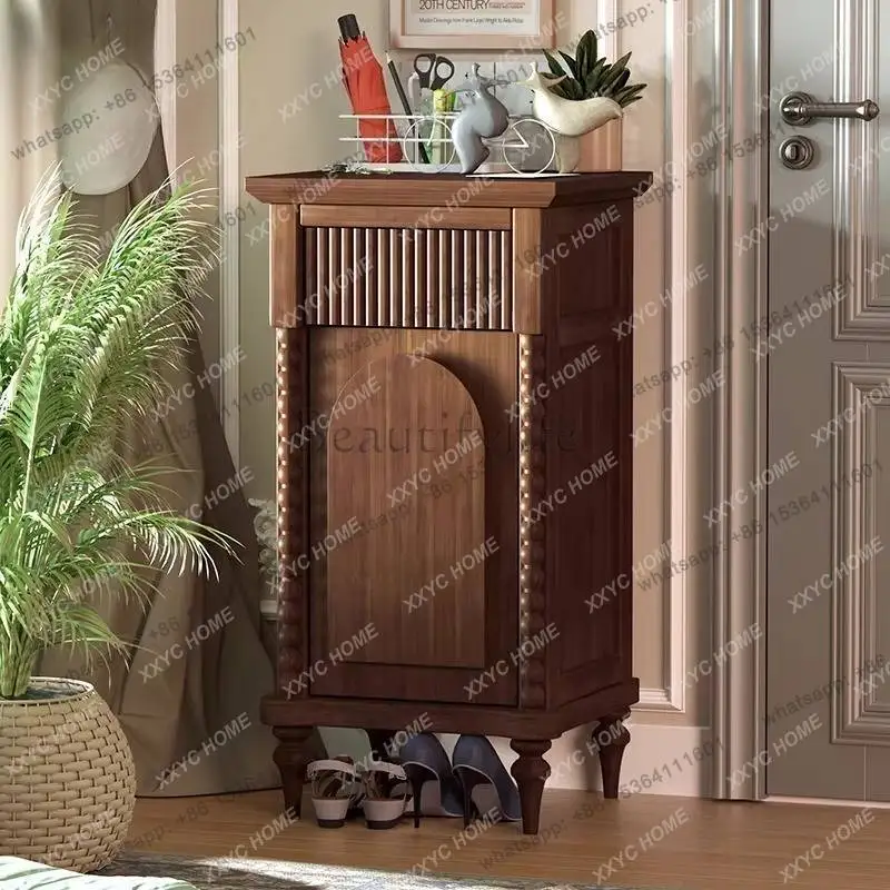 Space Saving Storage Shoes Rack Assembled Large Nordic Living Room Shoes Rack Narrow