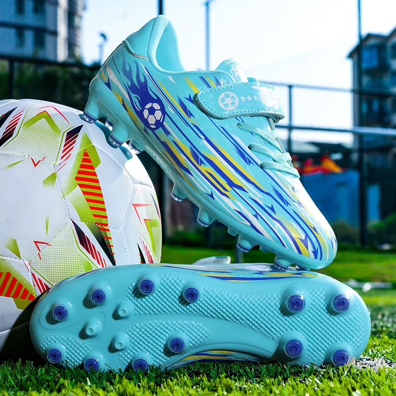 

Детские футбольные бутсы, спортивные футбольные бутсы с устойчивыми шипами, длинные футбольные бутсы Society TF/FG, уличные профессиональные футбольные бутсы для мальчиков