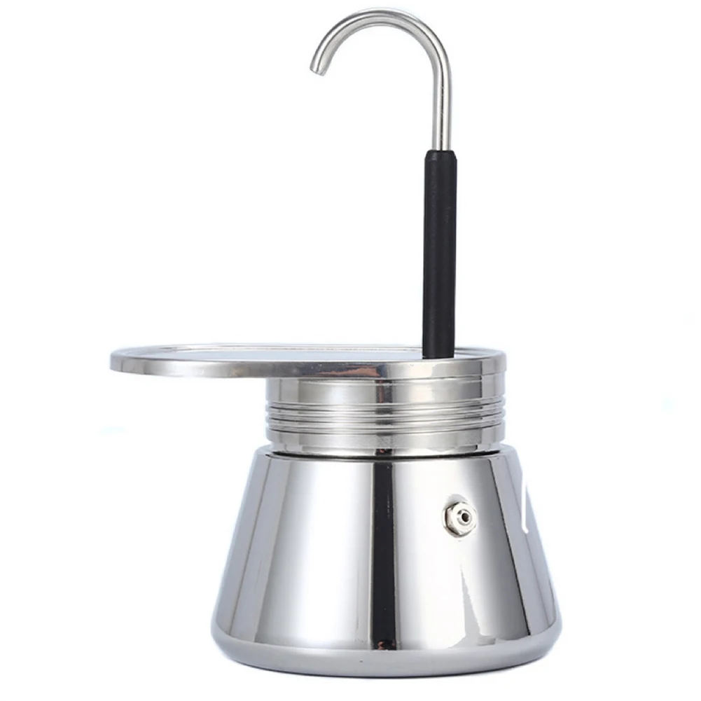 

Кофейник из нержавеющей стали 304 с одной или двойной трубкой делает вкусный кофе эспрессо мини