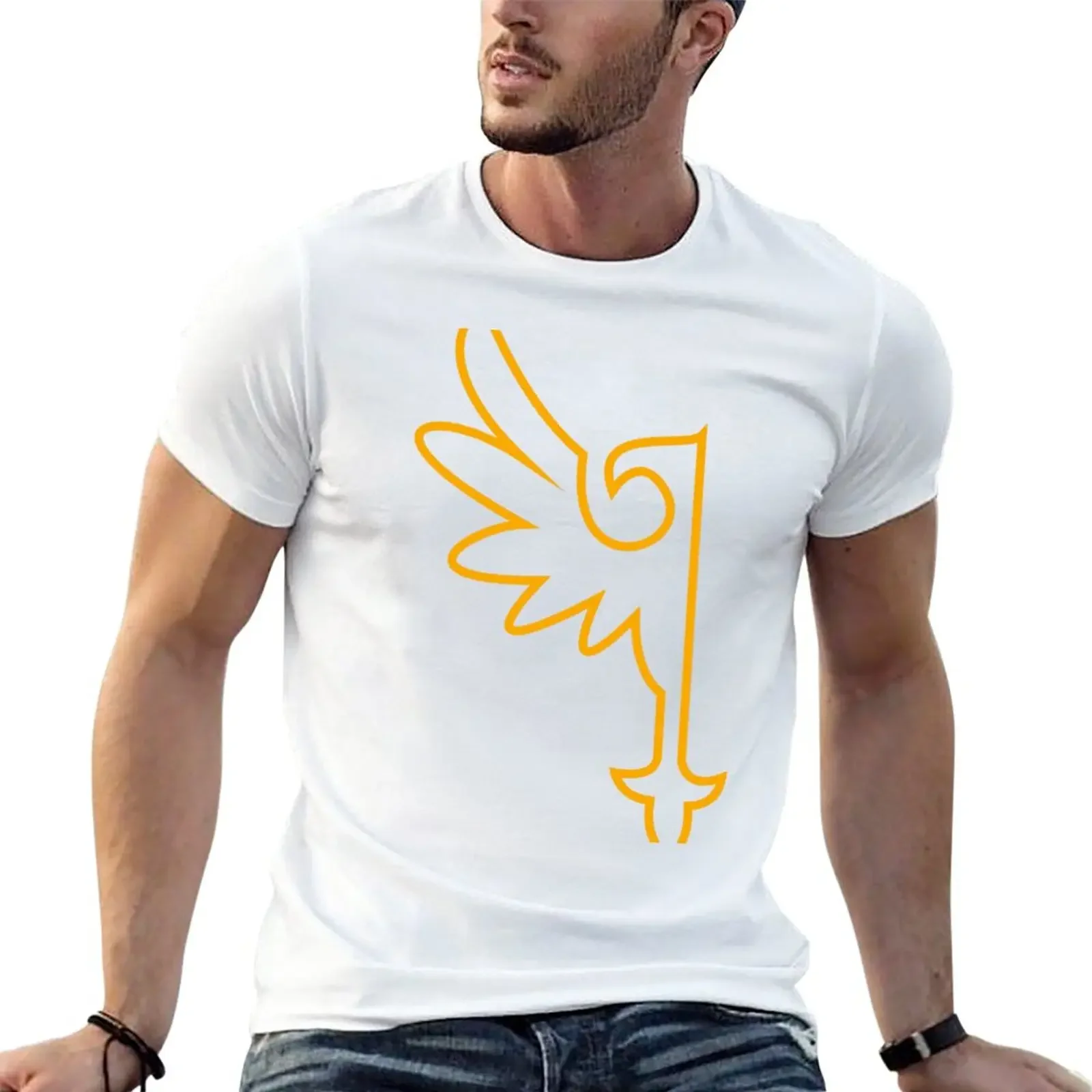 

Golden One-Winged Eagle T-Shirt vintage clothes for a boy t shirts for men graphic