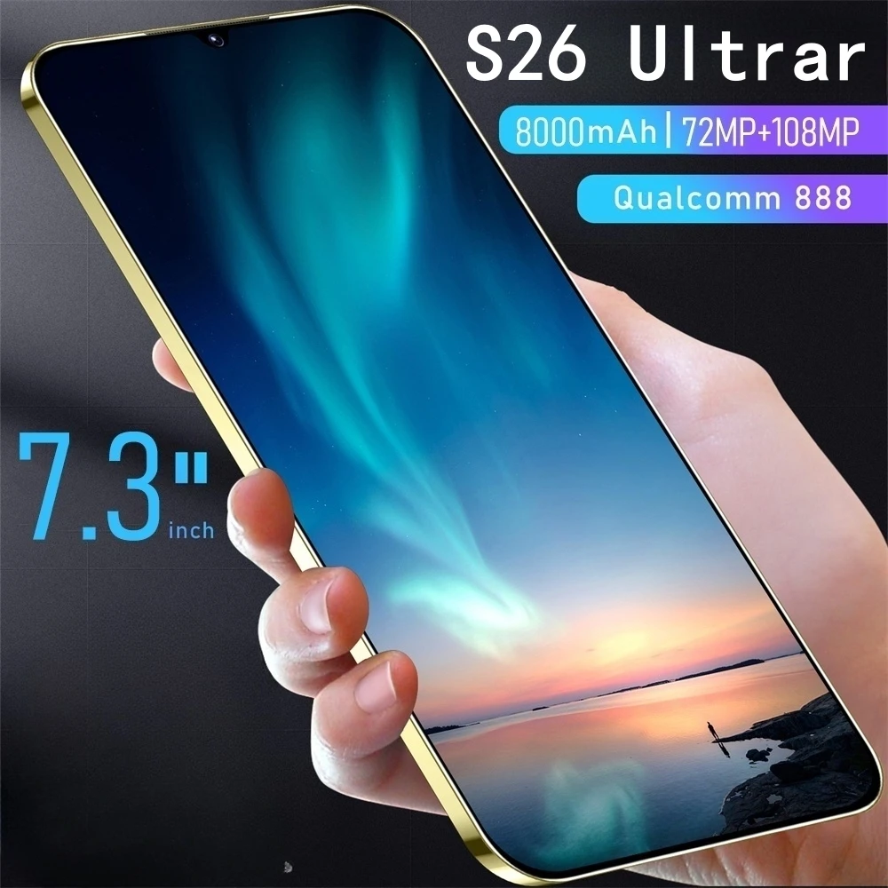 Smartphone S26 Ultra 5G - Bateria 7800mAh Versão Global