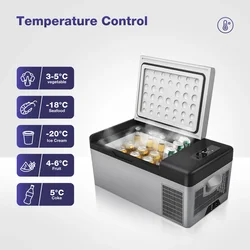 15L-55L Car Refrigerator Cooler For Summer Portable Freezer Fridge Compressor 12V/24V 70W For Home Travel Camping 220V Body Kit