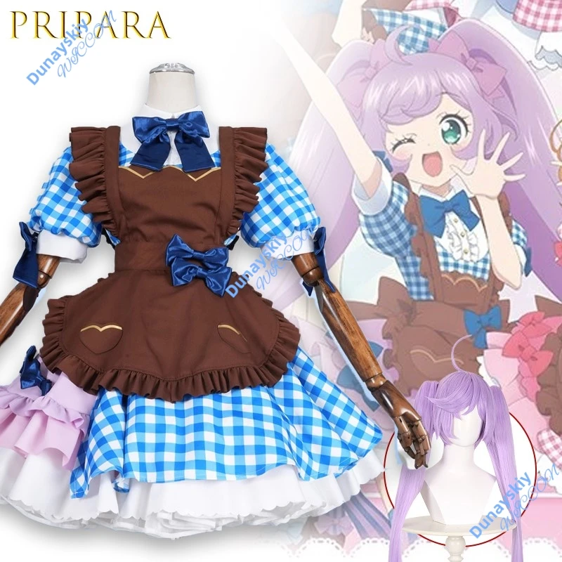 

Pripara Aikatsu Manaka Rara Ozora Akari Minami Mirei Cosplay Costume High Quality Sweet Kawaii Lolita Anime Christmas Outfit