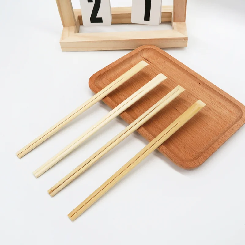 Palillos Desechables de Bambú para Restaurante Chino, Palillos para Fideos, Hot Pot, Sushi, Palillos de Madera Natural para Sushi