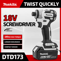 Makita 18V DTD173 White Brushless Drill Power Tool for Home Improvement And DIY 180Nm Electric Wood/Bolt/T-Mode