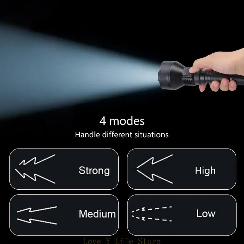 

L74C Rechargeable LED Torch Light P50 Tactically Powerful Flashlight Handheld Tactically LED Flashlights for Outdoor Camping
