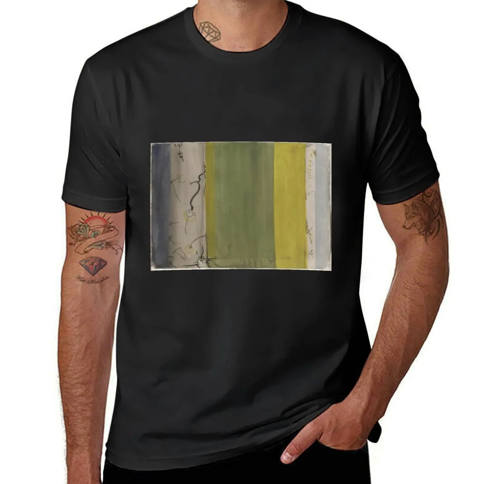 Art by Barnett Newman T-Shirt boys whites sports fans aesthetic clothes mens t shirt graphic