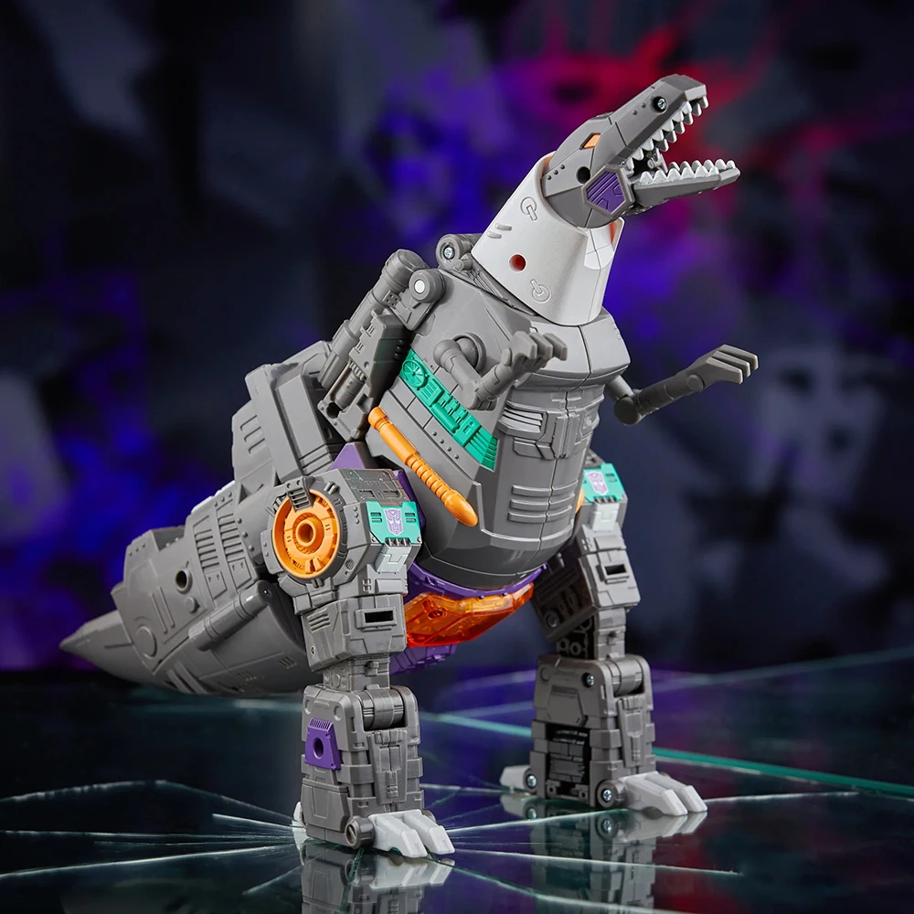 [Auf Lager] Hasbro Transformers Shattered Glass Grimlock 21,6 cm Leader Class Schöne Action-Anime-Figur zum Sammeln, Modell, Geschenkspielzeug