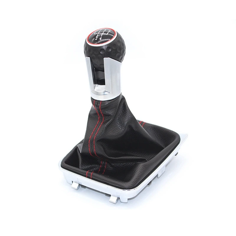 

Car Gear Shift Knob Boot Cover Handle Case Collar for Golf 7 MK7 GTD 2013-2018
