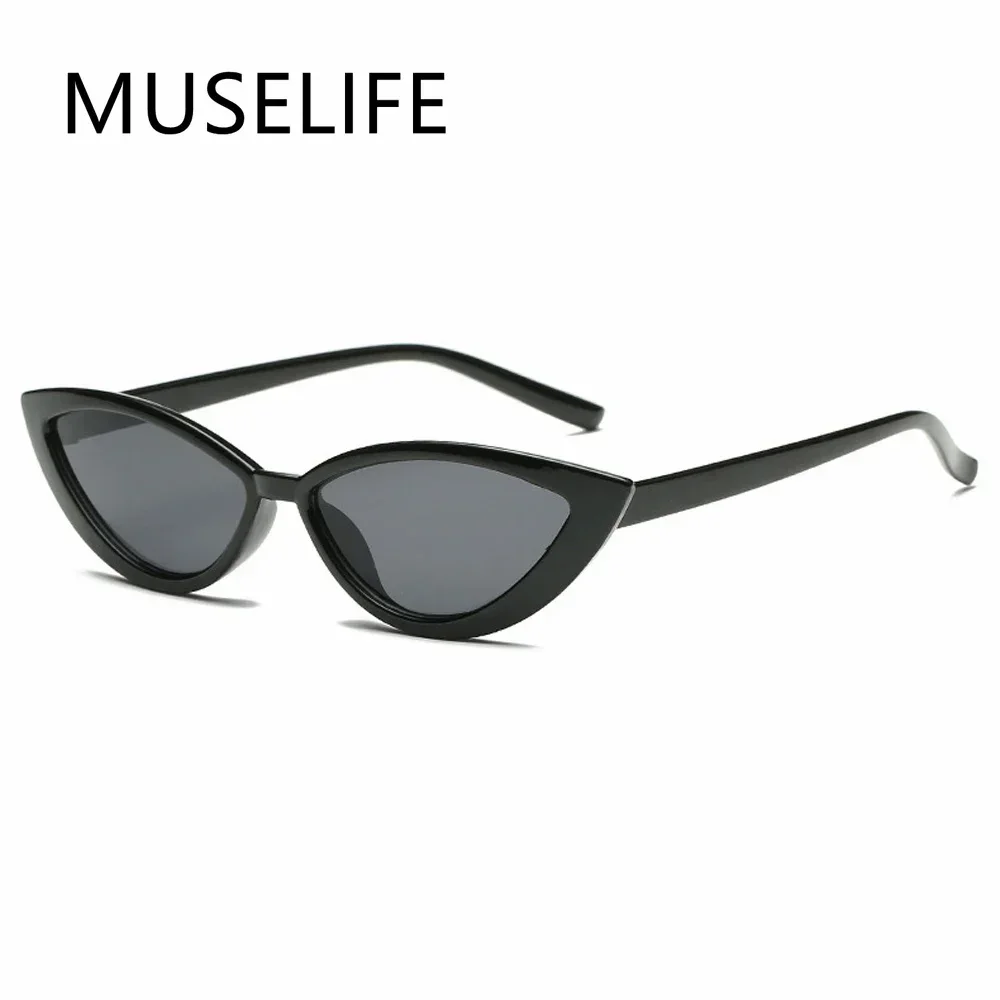 MUSELIFE Women's Cateye Sunglasses Retro Designer Shades
