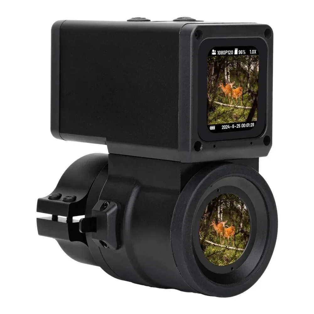 Recording screen 4 times magnification night vision sight assisted set aiming outdoor detector