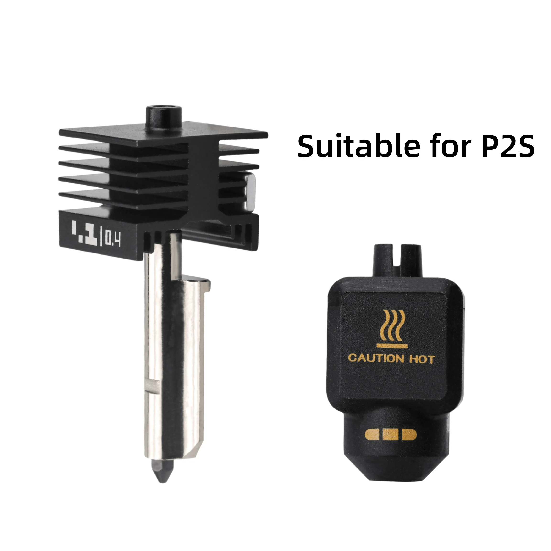 1-10 قطعة جوارب سيليكون لمختبر بامبو P2S غطاء سيليكون ل P2S Hotend التدفئة كتلة غطاء فوهة غطاء ل الخيزران P2S #4