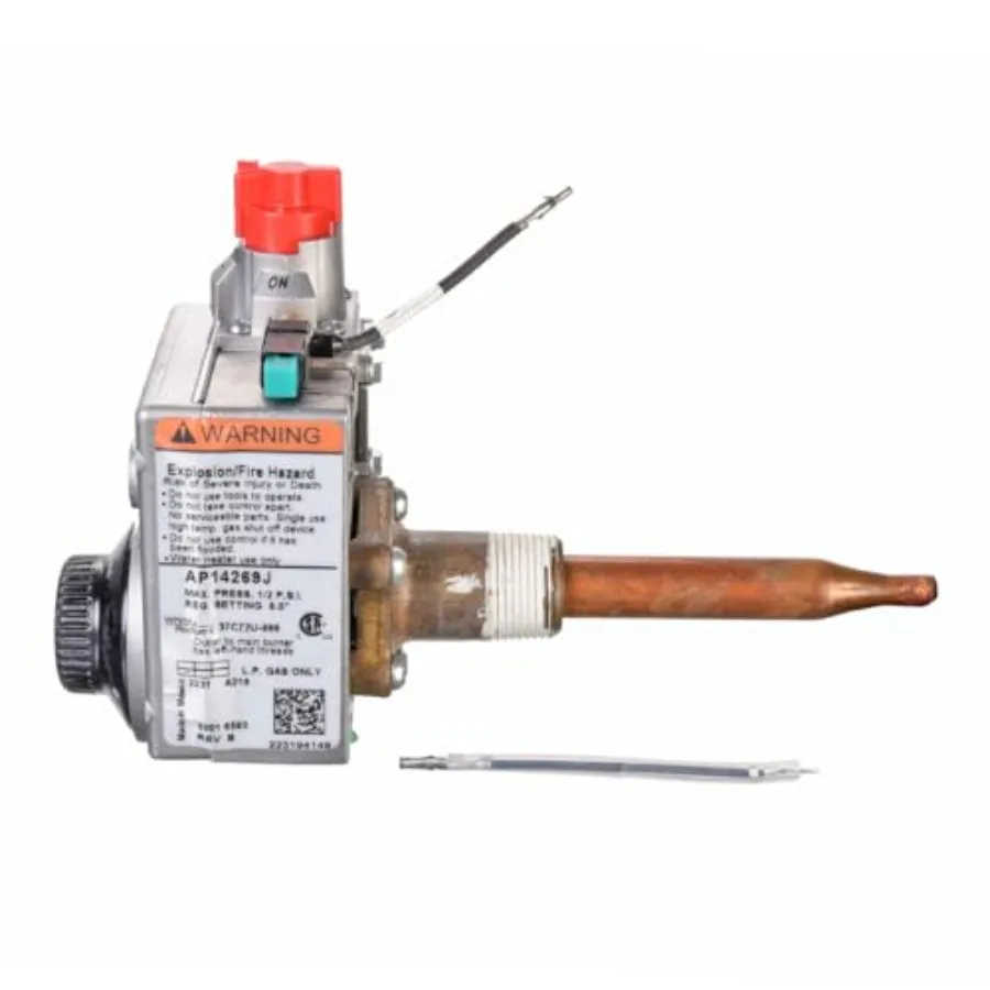 

Liquid Propane LP Gas Valve and Pilot Adapter Kit for Residential Water Heaters with HighPerformance Sealing and Easy Installat