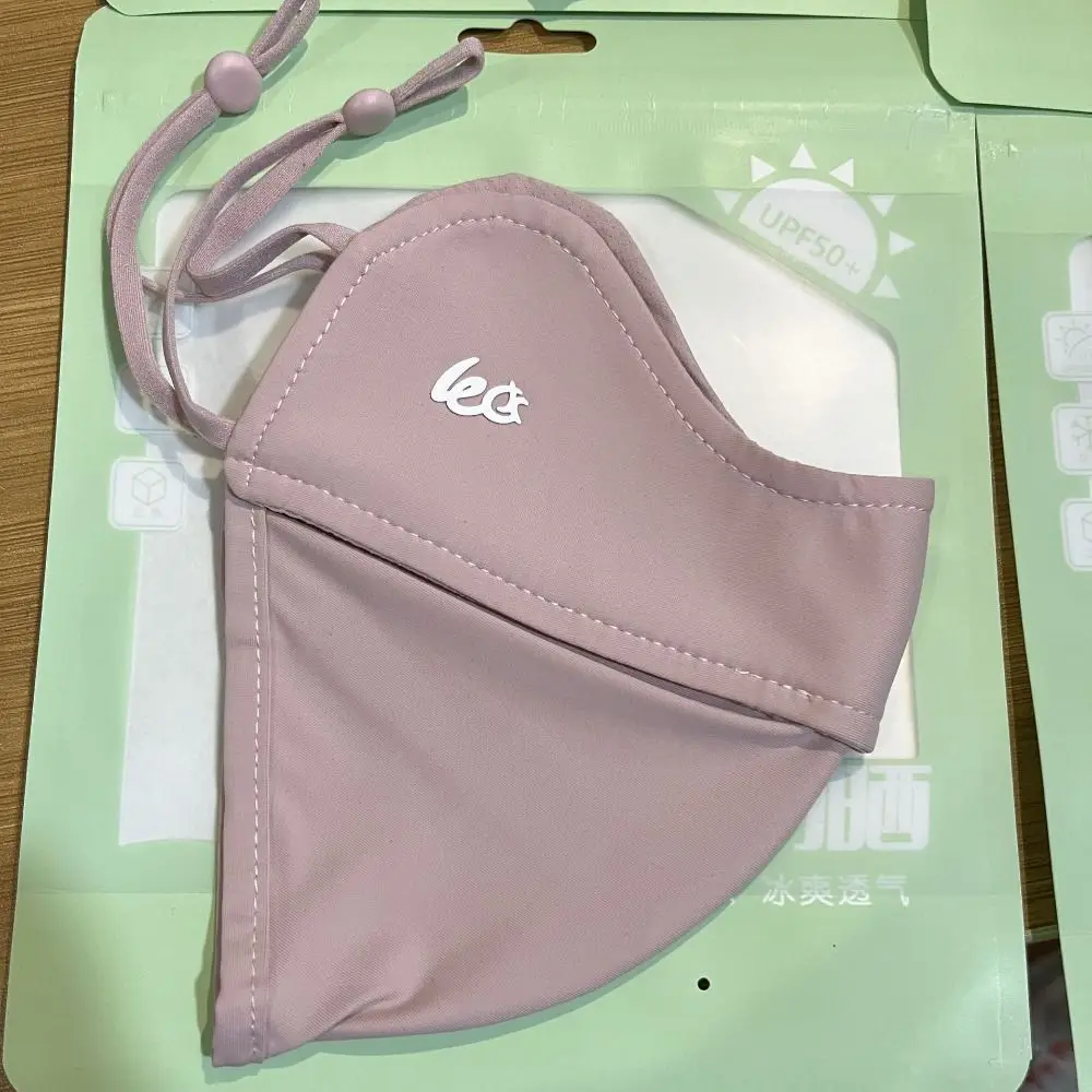 Summer Ice Silk Mask UV Sun Protection Motorcycle Cycling Face Mask Women Men Breathable Face Cover Ice Silk Face Shield