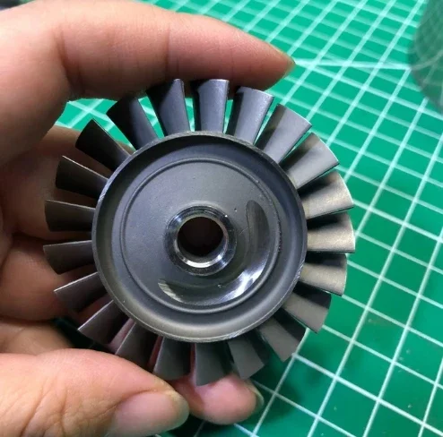 Roue de Turbine de 54mm pour Moteur Mini Turbo Jet RC, Pièces de Rechange, DIY, 1 Pièce